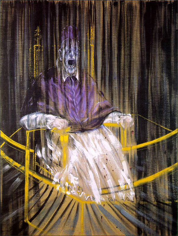 Francis Bacon, Study after Velazquez's Portrait of Pope Innocent X, 1953